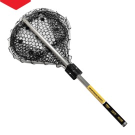 Unbranded Sportsman Series Landing Net,Premium Rubber Netting, 36 in Collapsable Handle