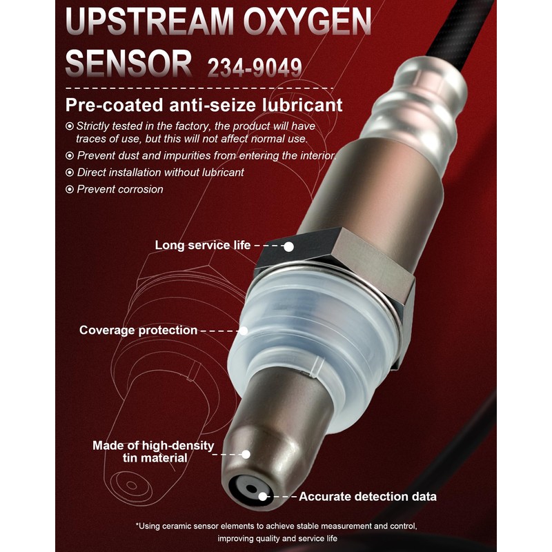 O2 Oxygen Sensor Upstream & Downstream Compatible with 2004-2011 Toyota