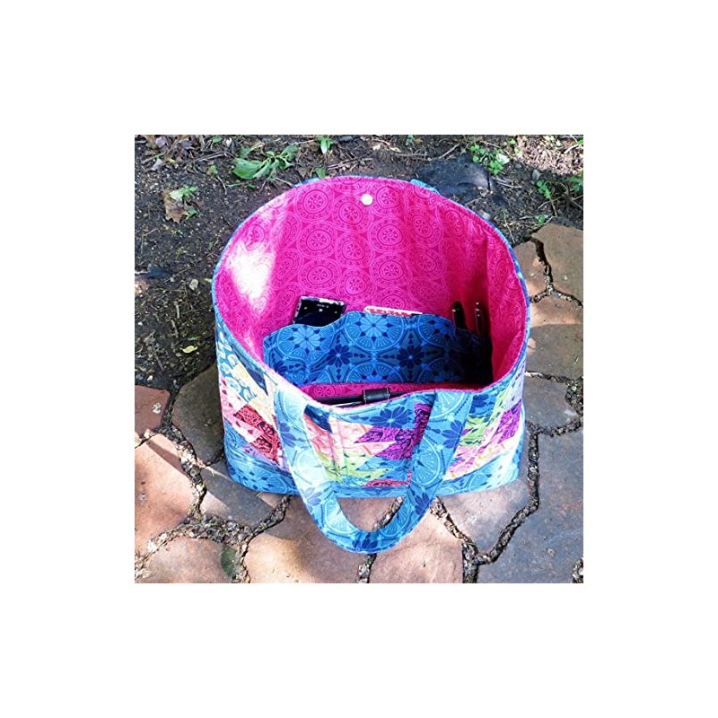 Simply Twisted Design Unisex's Tote Twister, Multicolor, 13.5" H x