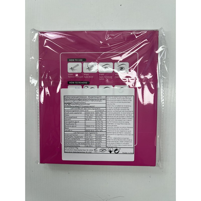 VEYESBEAUTY Lash Extension Kit Newbie's Five-Second Lash Clusters Kit Lash
