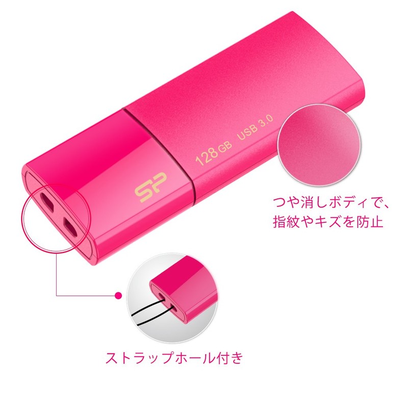 Silicon Power SP128GBUF3B05V1H Memory Stick USB 3.0 128 GB Pink