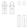 Simplicity Sewing Pattern R10508 / S9114 - Misses' Dress, Top