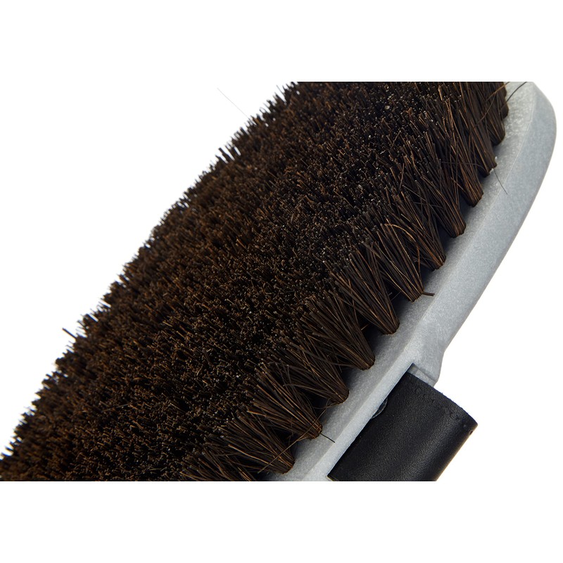 H.A.S HAAS Mould Horse Brush Large Silver 200 x 85,Medium