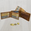 Wild Things Only Leather Wallet Rustic Design Cowhide Men's Wallet