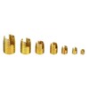 50Pcs Threaded Inserts,Self Tapping Thread Insert,Repair Thread Tool,for Entire Metal