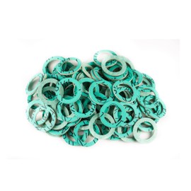 KINETICS LINE Fibre Flat Seal 1 Inch Special (30 x 21 x 2 mm) Pack of 100 Sanitary, Heating, Air Conditioning, Ventilation, Piping and Garden (up to 180 °C)