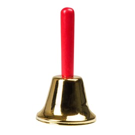 Boland 13400 - Campanella per Babbo Natale, accessorio per costumi o Natale, campanella di Babbo Natale per una bella sorpresa