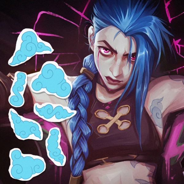 TattooIcon Jinx Temporary Tattoos FULL Set - Jinx Arcane Tattoos