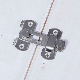 Stainless Steel Door Latch Hasp Lock Small Latch 5ea