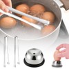 HQRKOTM Egg Picker, Egg Picker, Stainless Steel, Egg Punch, Aid