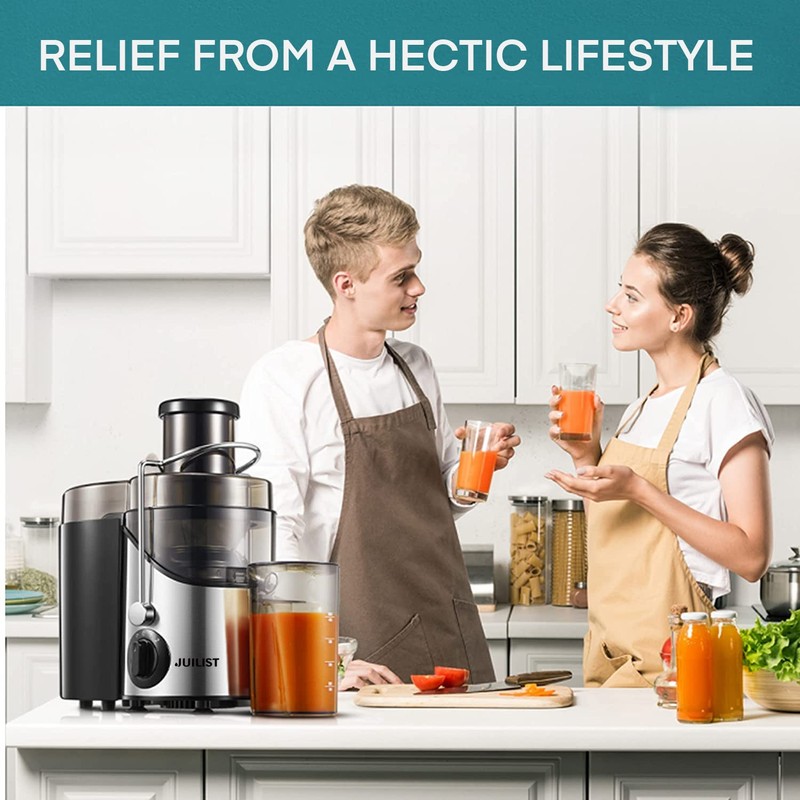 Juicer Machines, Juilist 3" Wide Mouth Juicer Extractor Max Power