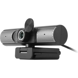 Aluratek HD 1080P cámara Web, USB-C/USB-A, con Altavoces y micrófono Integrados, Negro, AWCS06F