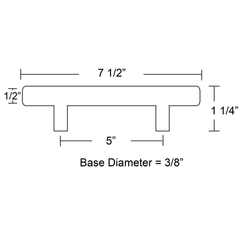 Emtek Bar Pull Available in 10 Sizes and 6 Finishes