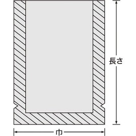 Nylon Poly New L-type Standards Bag No. 11 (X 100 Sheets) Width 180 X Length 270 mm