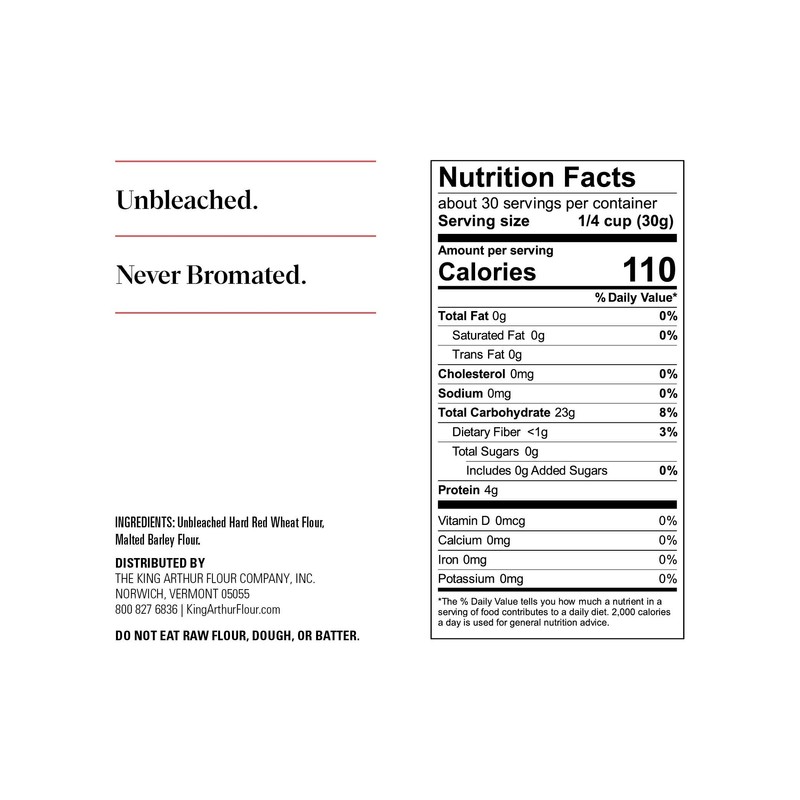 King Arthur, All Purpose Unbleached Flour, Non-GMO Project Verified, Certified