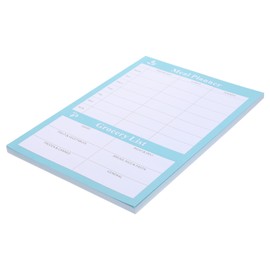 TEHAUX Tearable Menu Notebook for Food Household Meal Planner Weekly Calendar Notebook Grocery List