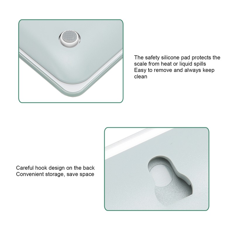 Electronic Scale Portable Digital Food Scale Waterproof Gram Scale for