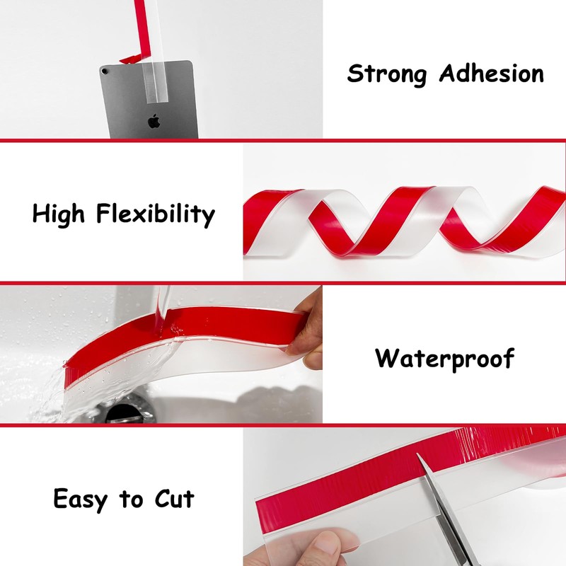 Silicone Weather Stripping, Door Draft Stopper Window Seal Strip for