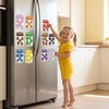 Magnetic Colour Sorting,10 Pcs Fridge Magnets with 50 Vibrant Learning