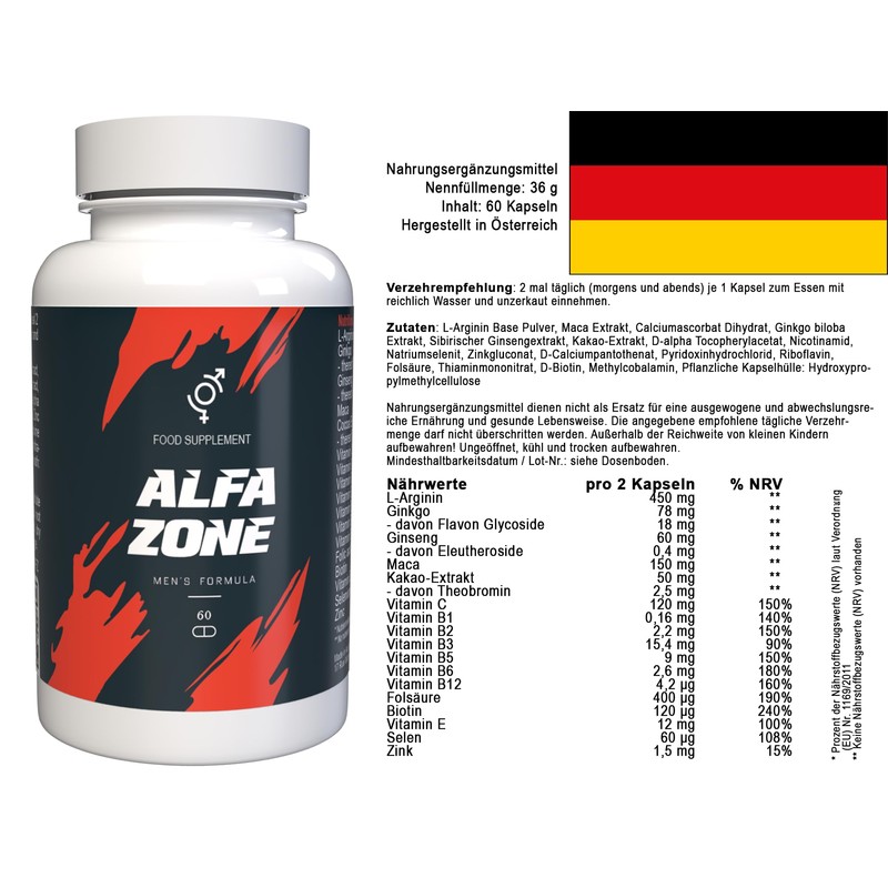 ALFAZONE - 60 capsules 2024