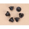 Unbranded 6 PCS Black Rubber Side Cover Grommets Cap For