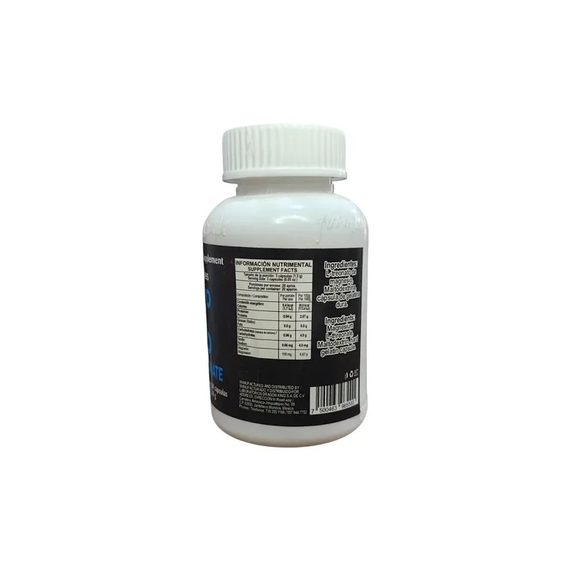L-Treonato de Magnesio 60 Cápsulas Magnesium L-Threonate Supplement, 60 Caps