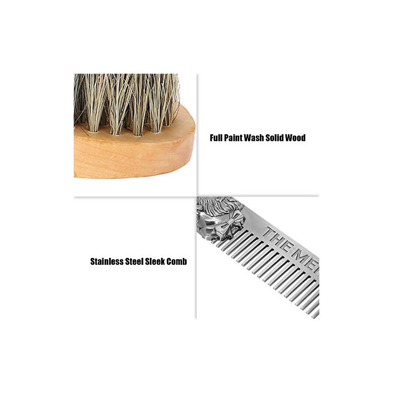 barba kit cuidado, Kit de barba 4 en 1 cuidado