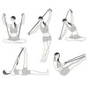 Yoga Stretch Strap with 8 Loops - Ideal for Yoga,