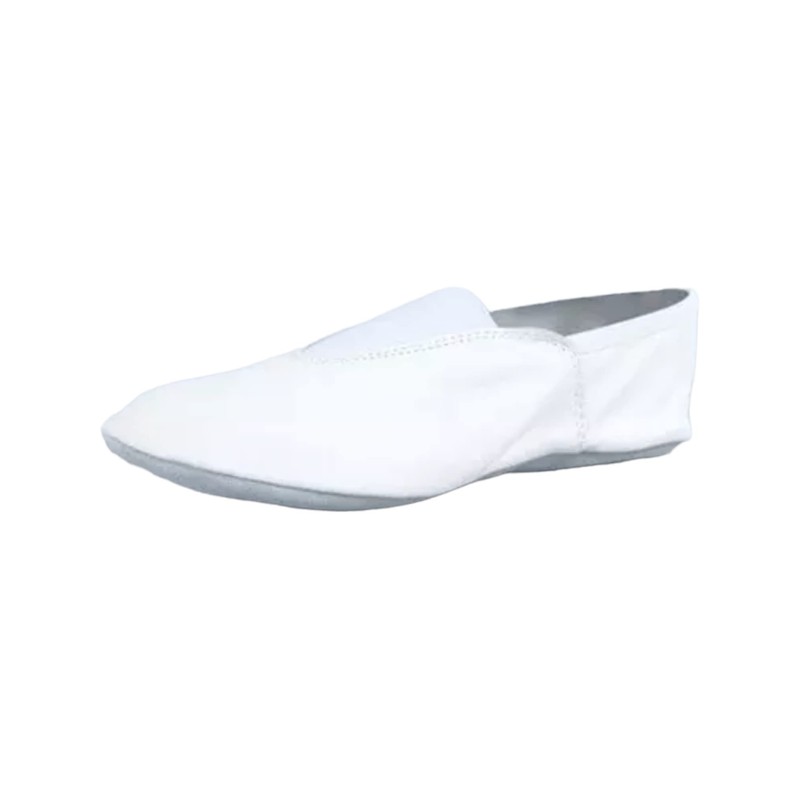 TW - Zapato de gimnasia de piel, Blanco, 11 Toddler