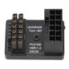 ATX 16Pin Male to 16pin Female 180 Degree Angled Adapter