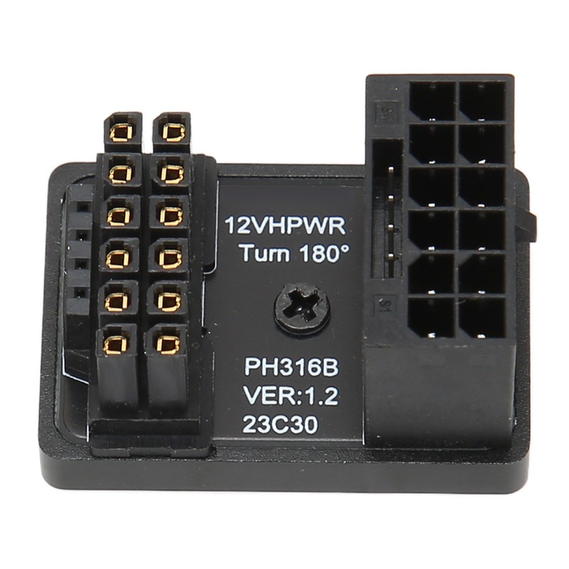 ATX 16Pin Male to 16pin Female 180 Degree Angled Adapter