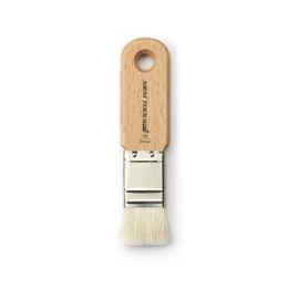 Xiem Tools Handcrafted Short Cut Glaze Brush for Pottery and Ceramics (1 inch)