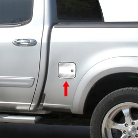 Made in USA! Compatible with 1998-2002 Toyota Tundra Gas Cap Chrome Stainless Steel Fuel Cover
