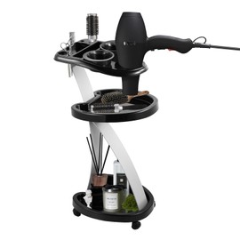 Salon Tray Cart - 3-Tier Salon Trolley Cart with Wheels | 34.65x14.96x14.57 inch Dentist Tray | Hair Salon Cart, Multipurpose Mobile Utility Cart, Roller Cart for Barber Station, Beauty Salon