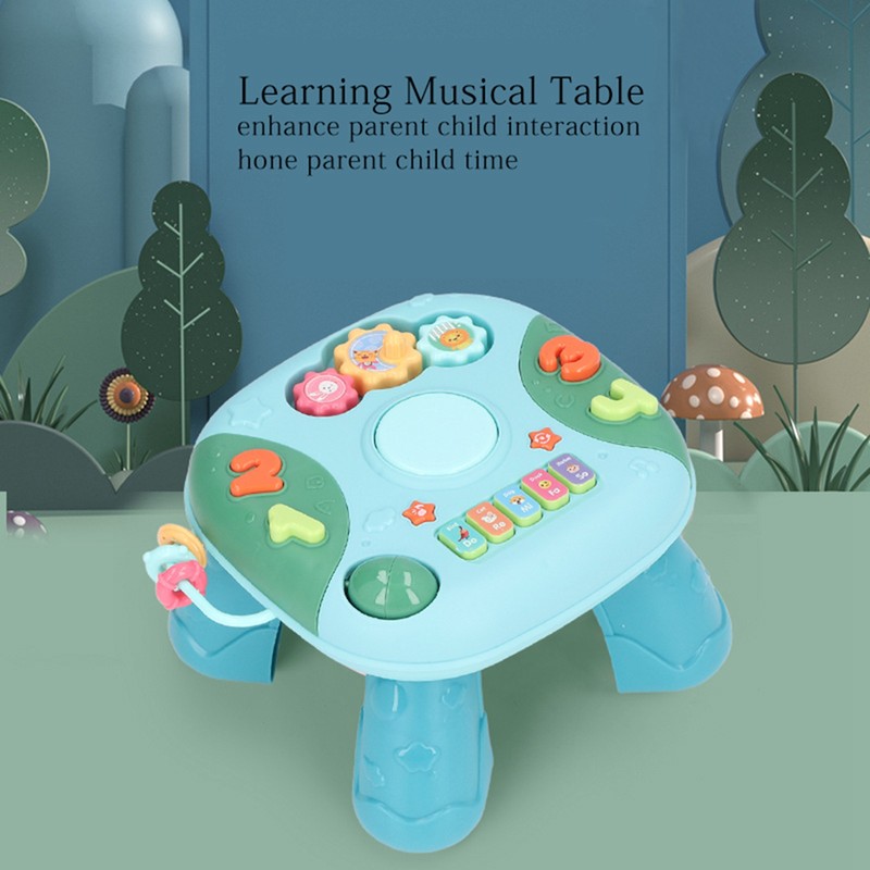 Learn and Grooved Musical Table Safe Multifunctional Children Learning Table
