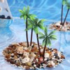 HOLIDYOYO Artificial Palm Tree, 15pcs Mini Model Coconut Palm Tree