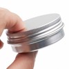 Luhaomisky 6 PCS Silver Tin Cans 0.5 Ounce15ml Aluminum Refillable
