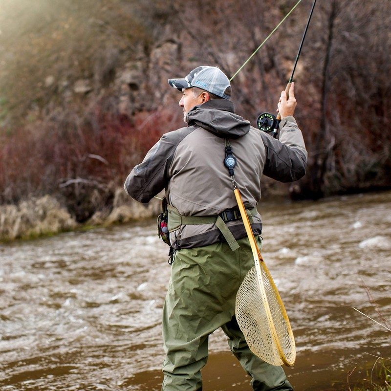 T-REIGN Outdoor Medium Retractable Gear Tether, Carabiner, 36' Kevlar Cord,