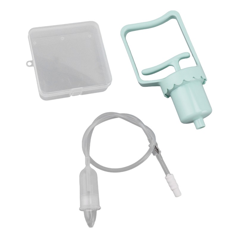 Baby Nose Aspirator Hand Puller Nose Sucker Manual Soft Silicone