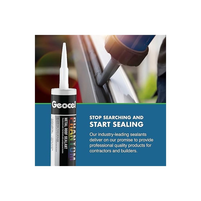 Geocel 2320 Gutter Sealant White 3 Pack