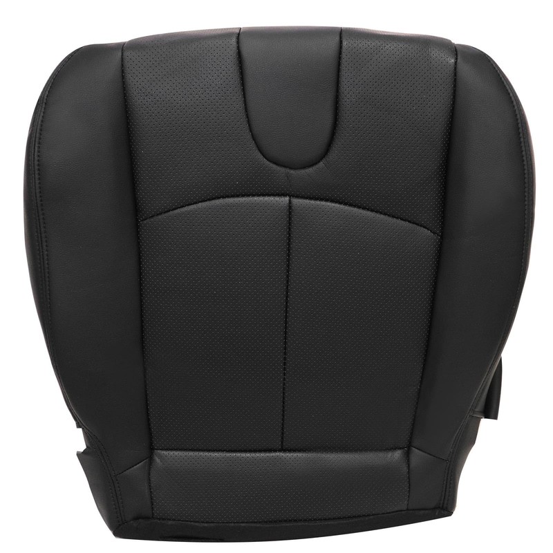 SecosAutoparts Front Driver Side Bottom Perforated Leather Replacement Seat Cover