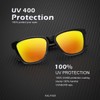 KALIYADI Unisex Polarized Retro Classic Trendy Stylish Sunglasses for Men