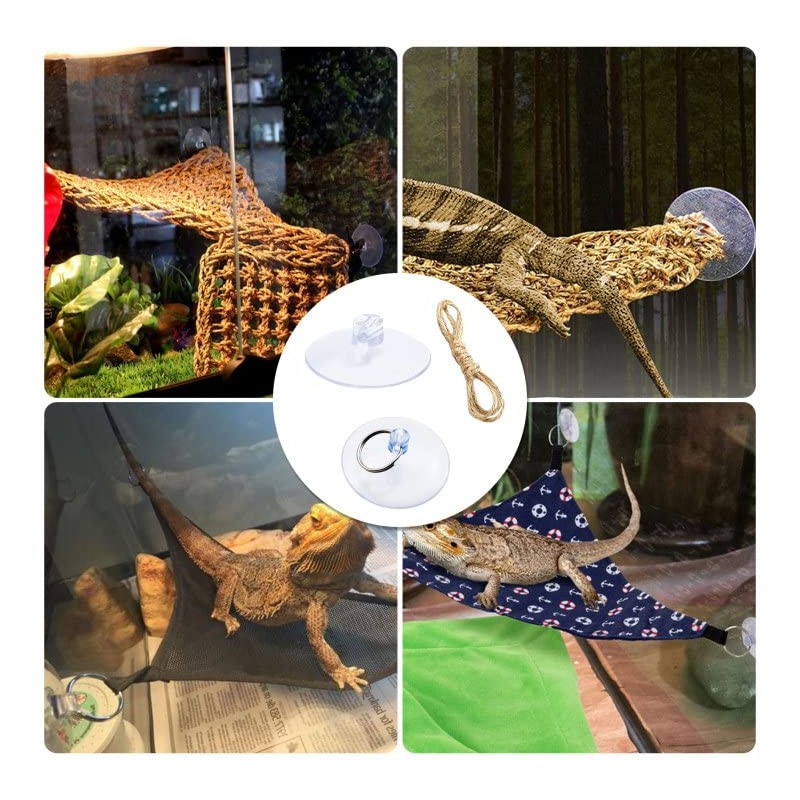 Knana 6pcs Suction Cups for Reptile Terrarium - Reptile Replacement