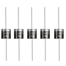 FOXTIP 20-Pack 15SQ045 Schottky Barrier Rectifier Diodes, 15A 45V, R-6 Axial Lead, Bypass and Blocking Diodes for Solar Panel Applications