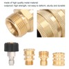 8pcs Pressure Washer Adapter Set Quick Coupler Fittings Metal Quick
