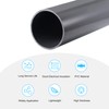MECCANIXITY 4 Inch PVC Rigid Round Pipe 110mm OD 13"