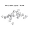 20 Pcs Satin Covered Metal Shank Buttons Cloth Buttons for