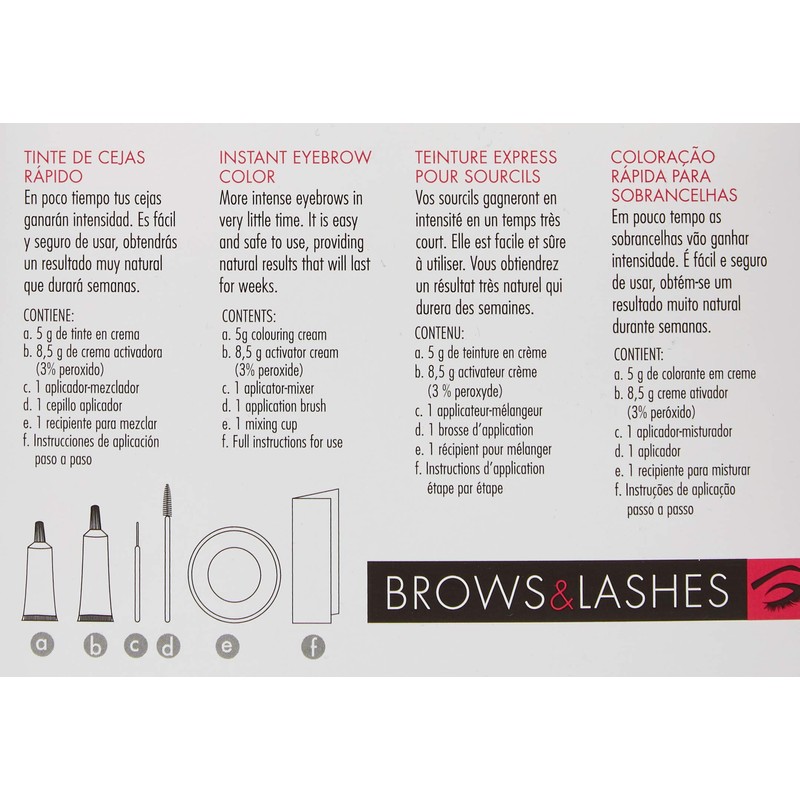 Beter - Long lasting eyebrow dye set, quick and easy
