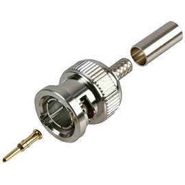 BNC Crimp Plug - BT3002, RF/Coaxial Connectors, Qty X 1 | 43313