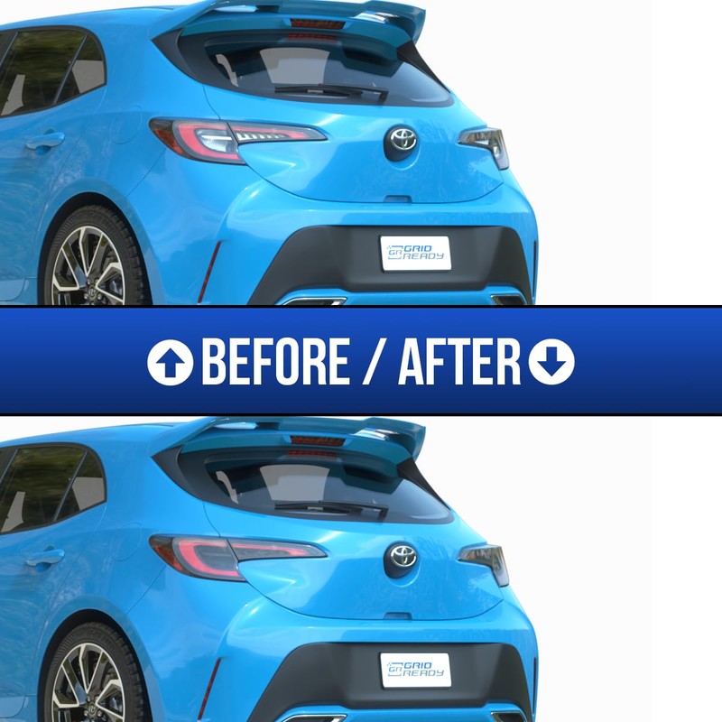 Tail Light Tint Compatible with 2019-2022 Toyota Corolla Hatchback